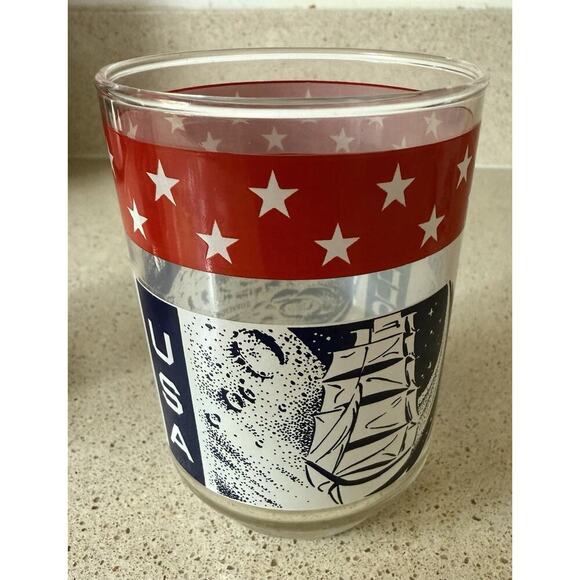 VTG LIBBEY APOLLO 11-12-13 MOON MISSION GLASSES SET Armstrong Swigert Aldrin - Picture 5 of 9